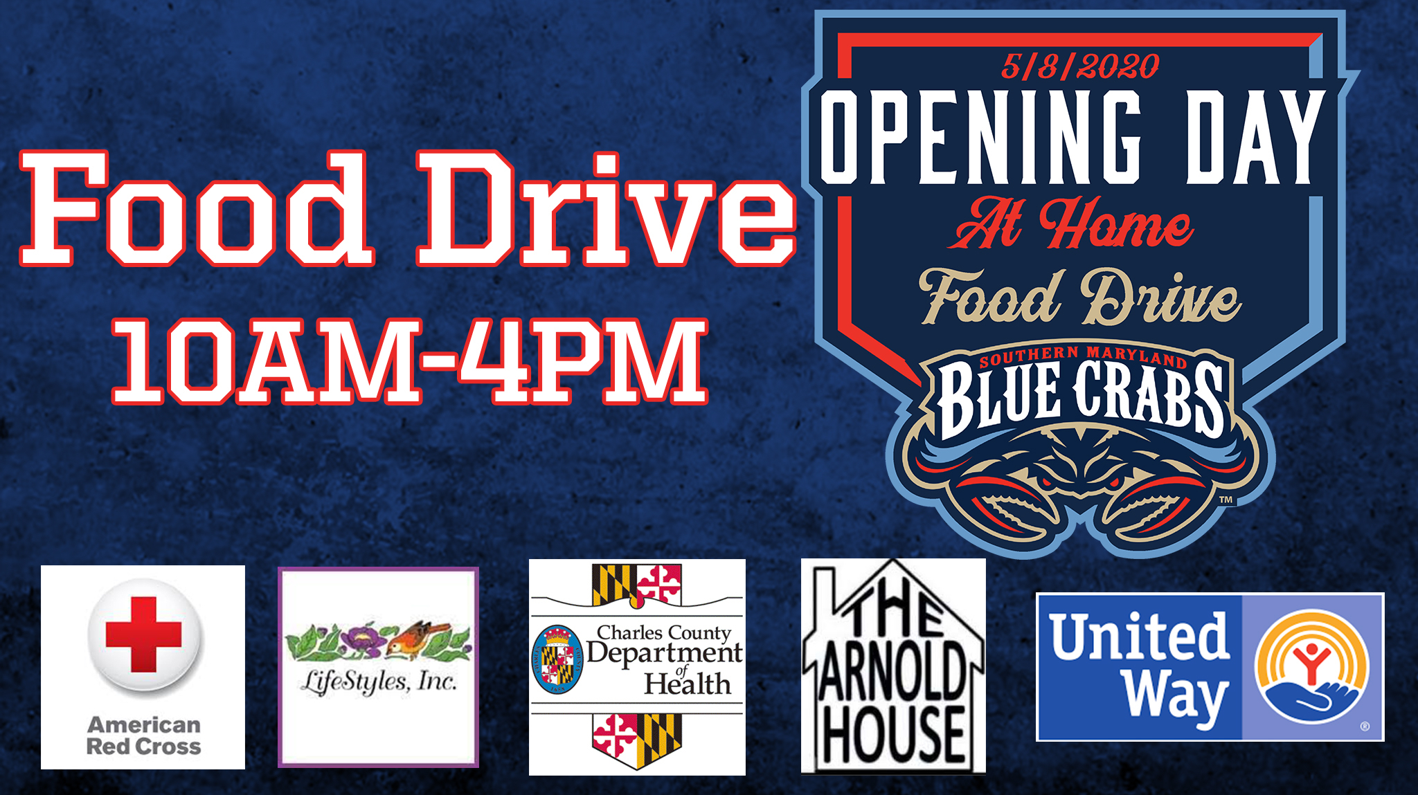Food Drive Headlines Blue Crabs Virtual Opening Day Focused on Charity